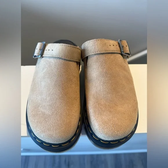 Dr. Martens Zebzag Suede Mule - Savannah Tan - Women’s Size 7 - Picture 2 of 6